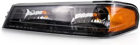 Carlights360 لعام 2004-2012 GMC Canyon Turn Signal/وقوف السيارات سائق التجميع وزوج الجانب الجانبي DOT معتمد ث/لمبات | GM2520189 GM2521189 in Saudi Arabia