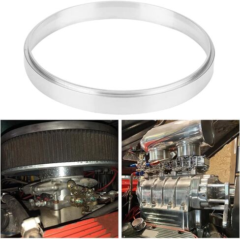 Air Filter Spacer Aluminum Air Cleaner Spacer Replacement Accessories for Carbs with 5 1/8in Opening(1/2") in Saudi Arabia