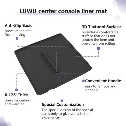 Luwu Center Console Wireless Charging Protective حصيرة واقية لعام 2025 KIA K5 LXS/GT/GT-Line/Ex Accessories 2025 KIA K5 CENTOR in Saudi Arabia