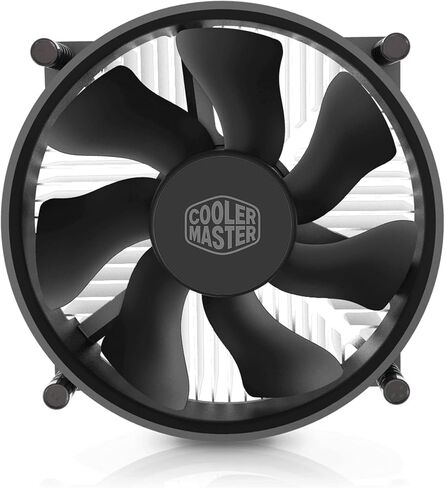 Cooler Master i70c CPU Air Booding System for Intel LGA 1700 Sockets-70mm Low-Profile ، Aluminium and Copper Thazink ، مروحة هادئة 120 مم PWM (37.08 CFM ، 1.33 mmh2o ، 28 DBA ، 650-1800 RPM) ، ARGB Compatible in Kuwait