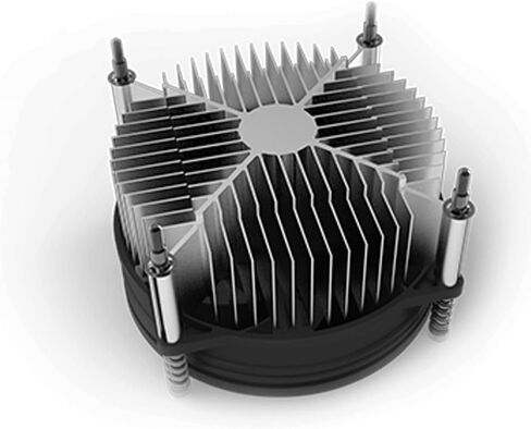Cooler Master i70c CPU Air Booding System for Intel LGA 1700 Sockets-70mm Low-Profile ، Aluminium and Copper Thazink ، مروحة هادئة 120 مم PWM (37.08 CFM ، 1.33 mmh2o ، 28 DBA ، 650-1800 RPM) ، ARGB Compatible in Kuwait