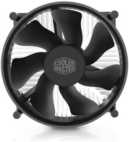 Cooler Master i70c CPU Air Booding System for Intel LGA 1700 Sockets-70mm Low-Profile ، Aluminium and Copper Thazink ، مروحة هادئة 120 مم PWM (37.08 CFM ، 1.33 mmh2o ، 28 DBA ، 650-1800 RPM) ، ARGB Compatible in Kuwait