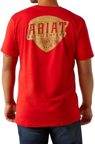 ARIAT MEN'S LEATH SHIELD TEE SHIRT in Saudi Arabia