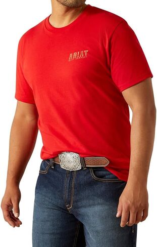 ARIAT MEN'S LEATH SHIELD TEE SHIRT in Saudi Arabia