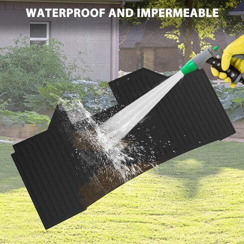SAUTVS TPE Floor Mat for Kawasaki Mule, Rubber Front Row Floor Liner All Weather Protection Slush Mat for Kawasaki Mule 600 610 SX 4X4 2005-2025 Accessories (1PCS, Replace #KAF600-029) in Saudi Arabia