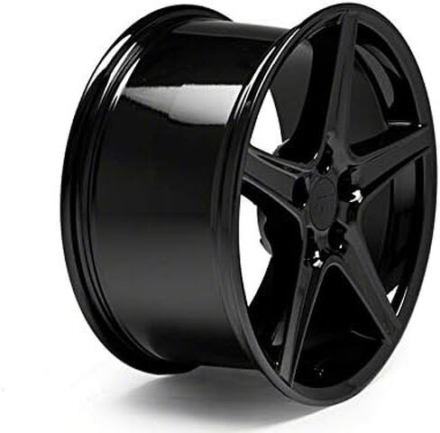 Saleen Style Gloss Black Wheel; Rear Only; 18x10; 28mm Offset Compatible for 99-04 Mustang in Saudi Arabia