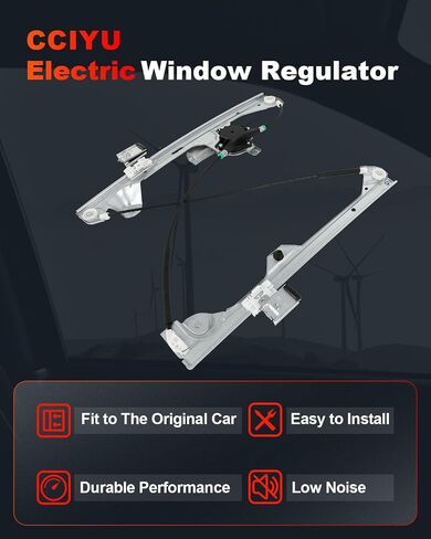 منظم نافذة الطاقة CCIYU مع استبدال المحرك لعام 2007-2014 لـ Cadillac Escalade ESV ، 2007-2013 لـ Cadillac Escalade ext Beal Driver Side in Kuwait
