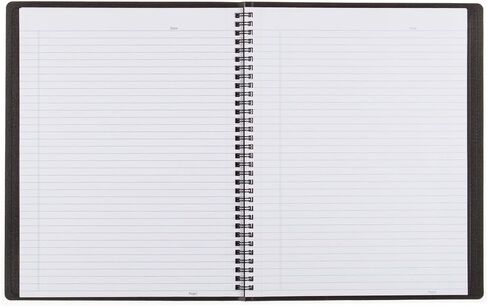 Blueline Duraflex Poly Notebook, Black, 11 x 8.5 inches, 160 Pages (B41.81) in Kuwait