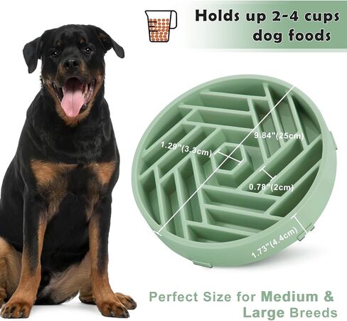 Slow Feeder Dog Bowls Large Medium Breed,Anti-Choking Slow Eating Dog Food Bowl,Non Slip Pet Slower Food Feeding Bowls Large Puzzle Slow Feeder Bloat Stop Maze Dog Dishes,Orange in Saudi Arabia