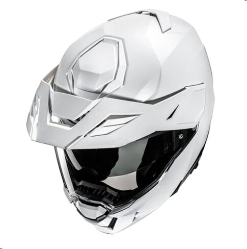 HJC i80 Solid Modular Motorcycle Helmet with HJ-44 Pin-lock Shield, DOT Approved (Semi Flat Black, X-Large) in Saudi Arabia