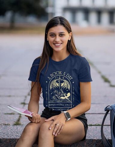 Book Shirts for Women Vintage Reading Teacher T-Shirt Short Sleeve Book Lover Tee Tops in Saudi Arabia