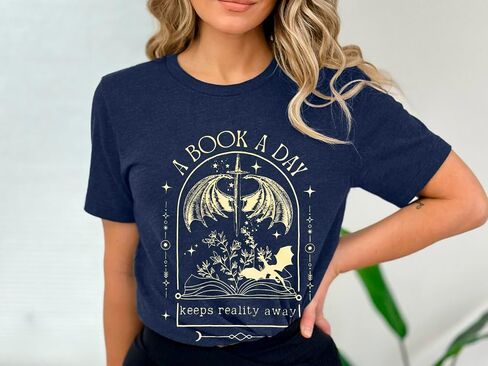 Book Shirts for Women Vintage Reading Teacher T-Shirt Short Sleeve Book Lover Tee Tops in Saudi Arabia