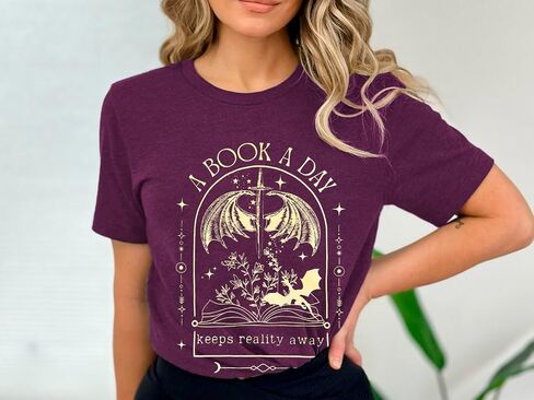 Book Shirts for Women Vintage Reading Teacher T-Shirt Short Sleeve Book Lover Tee Tops in Saudi Arabia