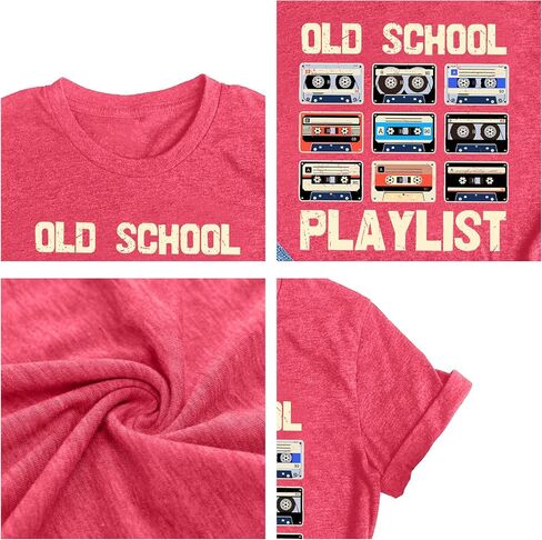 قميص Lazychild 80s للنساء 90s القمصان: THEREL SCHOOL SCHOOLL STRALLIS THERT TAPE CASTETR in Kuwait
