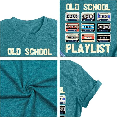 قميص Lazychild 80s للنساء 90s القمصان: THEREL SCHOOL SCHOOLL STRALLIS THERT TAPE CASTETR in Saudi Arabia