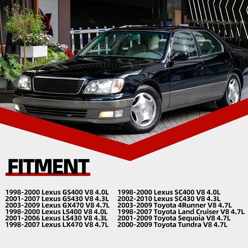 مجموعة حزام توقيت Mitezone مع مضخة المياه متوافقة مع Toyota Tundra Sequoia Land Cruiser 4Runner 2002-2010 LEXUS SC430 GX470 LX470 LS430 GS430 4.3 4.7L V8 يحل محل TKT021 TCKWP298 in Saudi Arabia