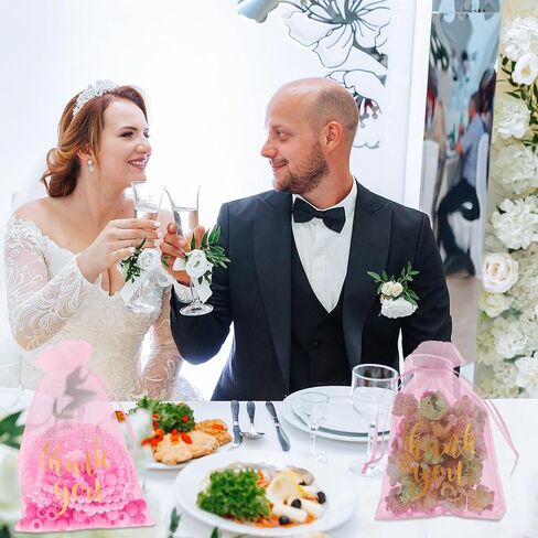 أبيلو 50 PCS أكياس هدايا صغيرة شبكية مع الرباط ، 4 × 6 بوصة حقائب الهدايا لمجوهرات الحلوى ، دش زفاف الزفاف ، حفل استحمام الطفل لصالح in Kuwait