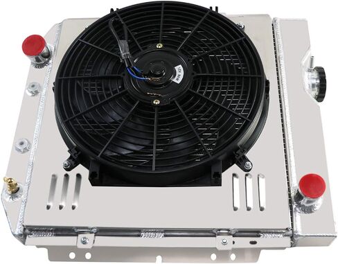 CU251 3 Row Aluminum Radiator for 1960-1966 Ford Mustang Falcon Ranchero Radiador for 1964-1965 Mercury Comet 2.4L 2.8L 3.3L L6 4.7L V8 GAS Downflow Radiators 1961 1962 1963 61 62 63 64 65 in Saudi Arabia
