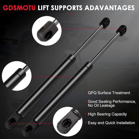 Rear Hatch Lift Supports Liftgate Struts Tailgate Shocks Trunk Gas Springs Replacement Parts Compatible with 6171 SG430105 for 2007 2008 2009 Saturn Aura in Saudi Arabia