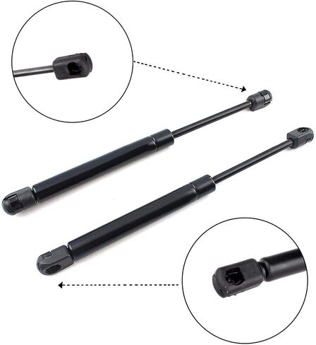 Xotic Tech Front Hood Lips Struts متوافقة مع Jeep Renegade 2015-Up-Up Hucking (2PCS) No-Prold Bolt-on Gas Dempers Kit in Saudi Arabia