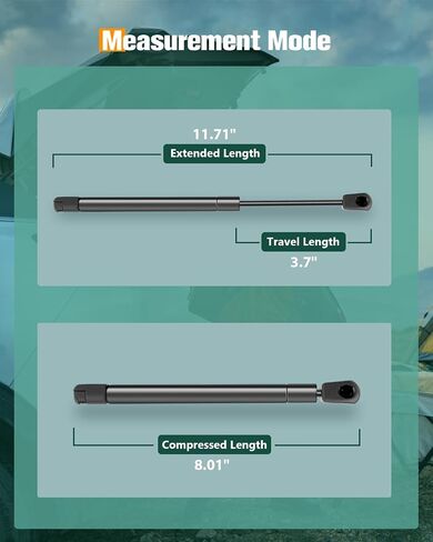 SCITOO Trunk Lift Supports Replacement Struts Gas Springs Shocks Fit For Chrysler 200 2011-2014,For Chrysler 300 2005-2008,For Chrysler Sebring 2008-2010 in Saudi Arabia