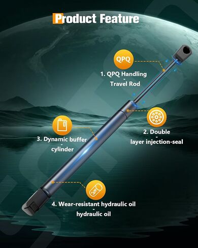 SCITOO Trunk Lift Supports Replacement Struts Gas Springs Shocks Fit For Chrysler 200 2011-2014,For Chrysler 300 2005-2008,For Chrysler Sebring 2008-2010 in Saudi Arabia