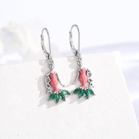 Aka Sorority Gifts Earrings for Women 925 Sterling Silver Alpha Kappa Alpha Sorority Earrings Aka Paraphernalia Jewelry Gift for Sister Lady in Saudi Arabia