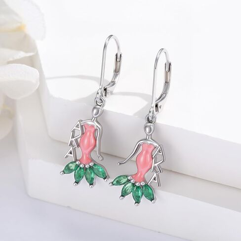 Aka Sorority Gifts Earrings for Women 925 Sterling Silver Alpha Kappa Alpha Sorority Earrings Aka Paraphernalia Jewelry Gift for Sister Lady in Saudi Arabia