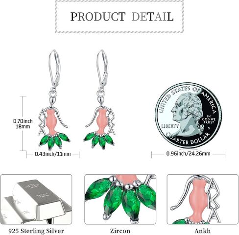 Aka Sorority Gifts Earrings for Women 925 Sterling Silver Alpha Kappa Alpha Sorority Earrings Aka Paraphernalia Jewelry Gift for Sister Lady in Saudi Arabia