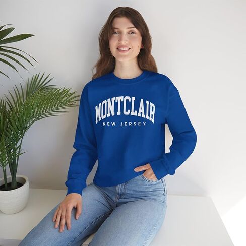 Montclair New Jersey Adult Unisex Crewneck Sweatshirt in Kuwait