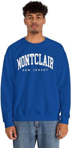 Montclair New Jersey Adult Unisex Crewneck Sweatshirt in Kuwait