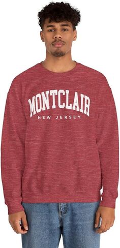 Montclair New Jersey Adult Unisex Crewneck Sweatshirt in Kuwait