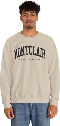 Montclair New Jersey Adult Unisex Crewneck Sweatshirt in Kuwait