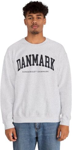 Denmark Adult Unisex Crewneck Sweatshirt in Kuwait