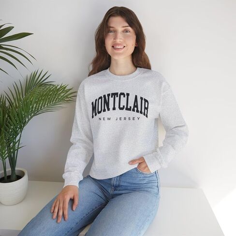 Montclair New Jersey Adult Unisex Crewneck Sweatshirt in Kuwait