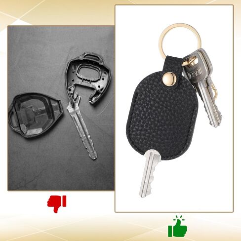 غطاء مفتاح السيارة ، 2pcs جلدية مفتاح ، استبدال حلقة حلقة حلقة عتيقة in Saudi Arabia