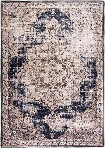 L'Baiet Angeline Abstract Washable Area Rug Red 8' x 10' Large Big Rugs Carpet for Living Room, Bedroom, Kitchen, Entryway, Nursery, Playroom, Office | Boho Aesthetic Modern Colorful Home Decor in Saudi Arabia