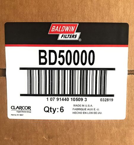 6/Pack Baldwin Filters BD50000 - Spin-On M95 x 2.5mm Thread 11-25/32 L in Saudi Arabia