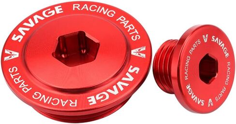 Lirun Capt Cap Cover Straight Screat Plug Crank Docks 1 زوج لـ Honda XR250 Motard 2003-2007 سبيكة الألومنيوم in Saudi Arabia