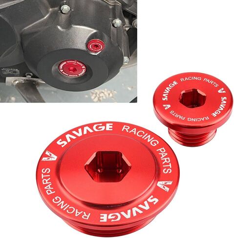 Lirun Capt Cap Cover Straight Screat Plug Crank Docks 1 زوج لـ Honda XR250 Motard 2003-2007 سبيكة الألومنيوم in Saudi Arabia