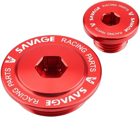 Lirun Capt Cap Cover Straight Screat Plug Crank Docks 1 زوج لـ Honda XR250 Motard 2003-2007 سبيكة الألومنيوم in Saudi Arabia