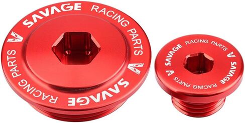 Lirun Capt Cap Cover Straight Screat Plug Crank Docks 1 زوج لـ Honda XR250 Motard 2003-2007 سبيكة الألومنيوم in Saudi Arabia