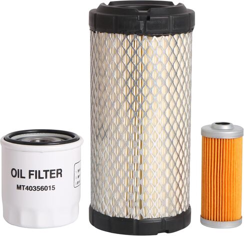 مجموعة مرشح 3pcs ملائمة لجرار Holland Workmaster 25S الجديد ، MT40356015 مرشح الزيت ، MT40358122 مرشح الوقود ، MT40049450 مرشح الهواء ، طقم صيانة المرشح in Saudi Arabia