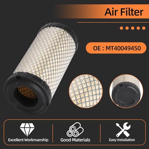 مجموعة مرشح 3pcs ملائمة لجرار Holland Workmaster 25S الجديد ، MT40356015 مرشح الزيت ، MT40358122 مرشح الوقود ، MT40049450 مرشح الهواء ، طقم صيانة المرشح in Saudi Arabia