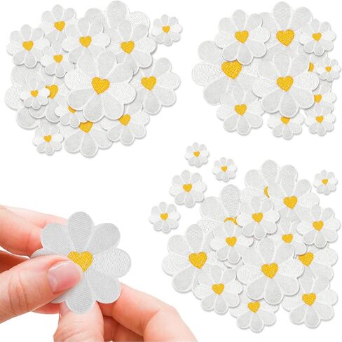 Tigeen 48 Pcs Pizza Iron on Patches Cute Pizza Bulk Embroidered Patches for Hats Clothes Repair Kit Sew on Applique DIY Accessory for Backpack Pants Jeans in Saudi Arabia