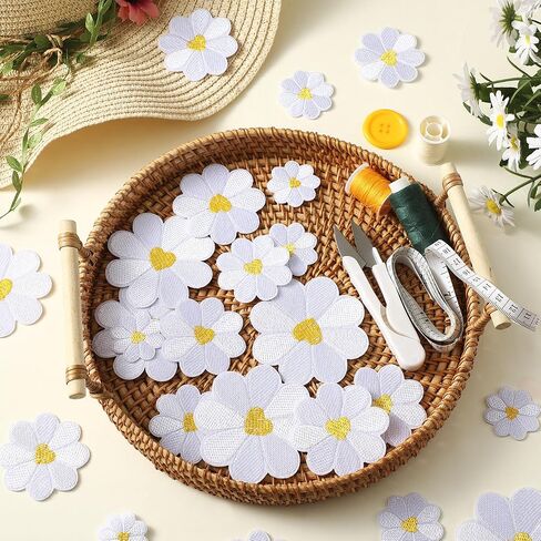 Tigeen 48 Pcs Pizza Iron on Patches Cute Pizza Bulk Embroidered Patches for Hats Clothes Repair Kit Sew on Applique DIY Accessory for Backpack Pants Jeans in Saudi Arabia