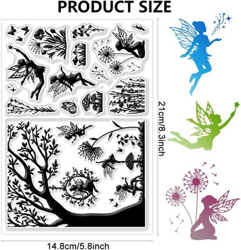 CHGCRAFT Vintage Label Background Clear Stamps Retro Postcard Transparent Stamp Silicone Clear Stamp Seals for Cards Making DIY Scrapbooking Photo Decoration in Saudi Arabia