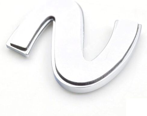 1Pc 3D Metal S Logo Badge Rear Trunk SUV Sport Emblem Accessories Sticker Decal Fit for Q30 Q70 Q50 Q50L Red in Saudi Arabia
