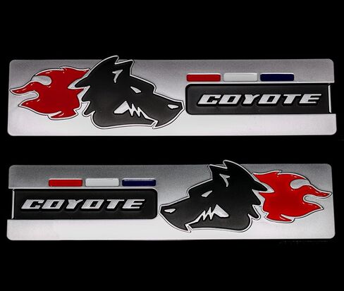 Super Coyote 5.0 GT Mustang Padge Emblem Side Fender Secal (زوج) in Saudi Arabia