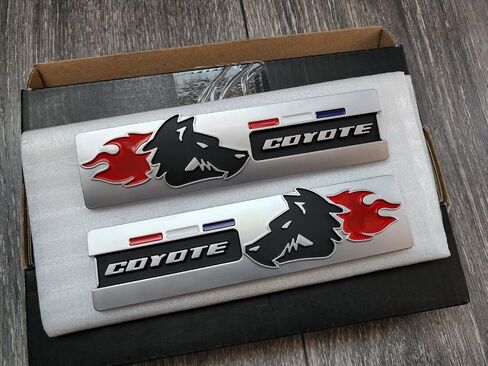 Super Coyote 5.0 GT Mustang Padge Emblem Side Fender Secal (زوج) in Saudi Arabia
